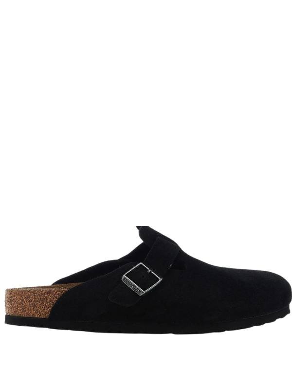 BIRKENSTOCK BOSTON SUEDE BLACK