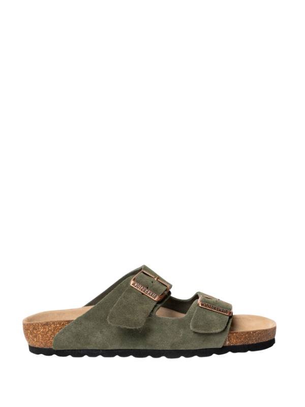 BIRKENSTOCK ARIZONA VEGAN MICROFIBER DESERT DUST THYME
