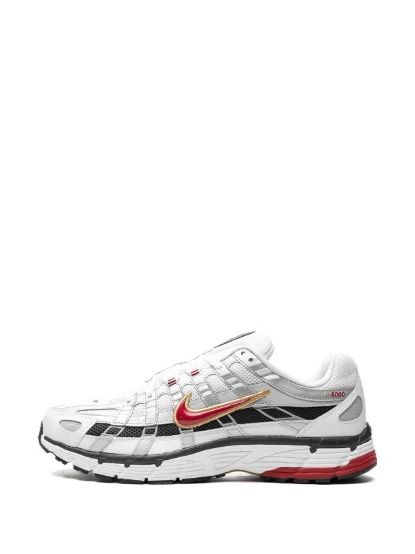 NIKE P-6000 PLATINUM VARSITY RED