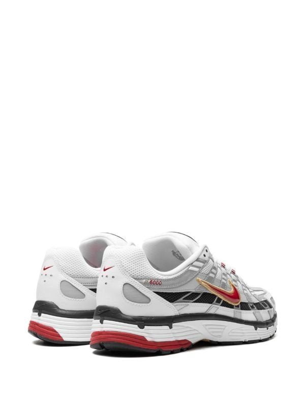 NIKE P-6000 PLATINUM VARSITY RED