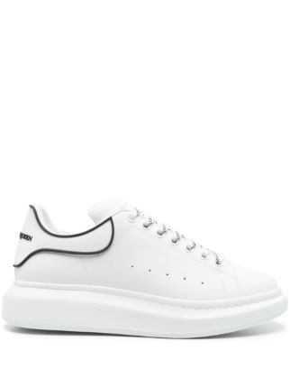 ALEXANDER MCQUEEN OVERSIZED WHITE BLACK TRIM