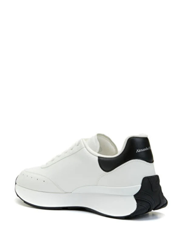 ALEXANDER MCQUEEN SPRINT RUNNER WHITE BLACK