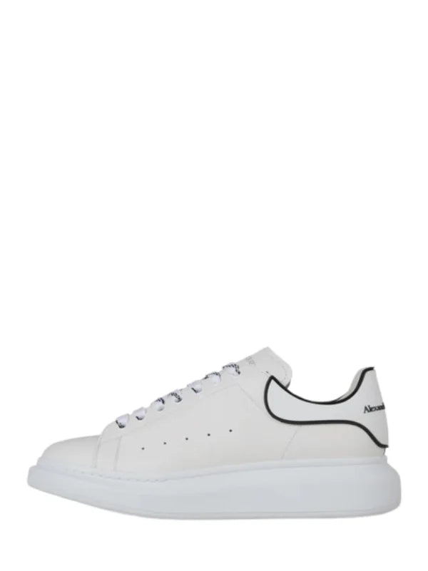 ALEXANDER MCQUEEN OVERSIZED WHITE BLACK TRIM