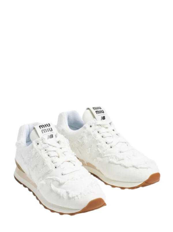 NEW BALANCE 574  MIU MIU DENIM WHITE
