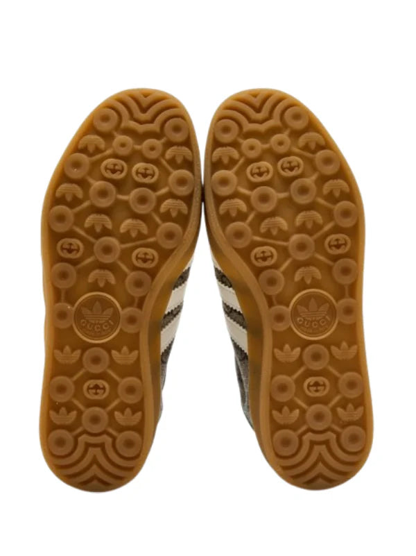 Adidas x Gucci  Gazelle Beige GG monogram