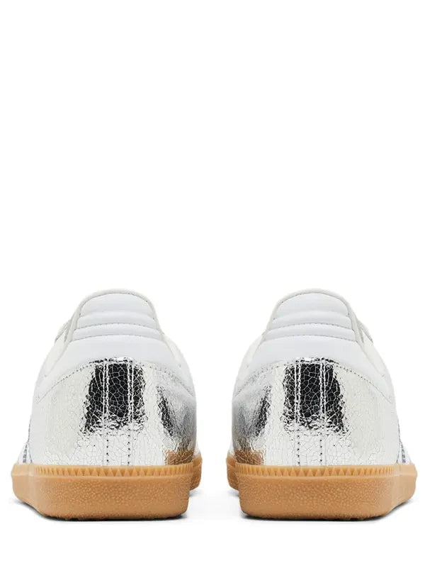 Samba OG "Silver Metallic Cracked Leather"