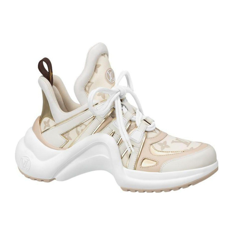 Louis Vuitton Archlight Sneakers ‘Beige Monogram Gold