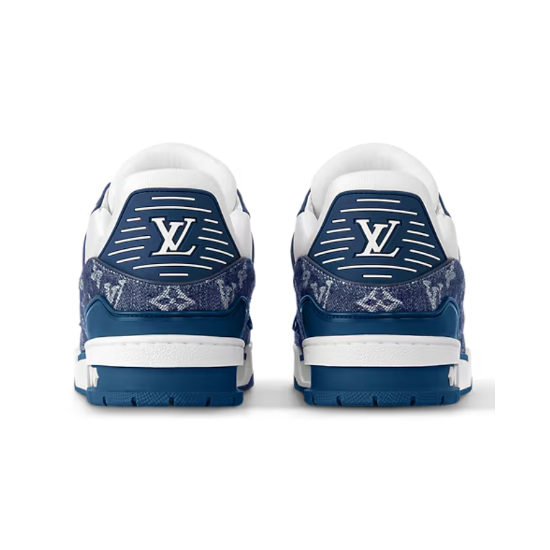 Louis Vuitton LV Trainer Monogram Denim – White Blue